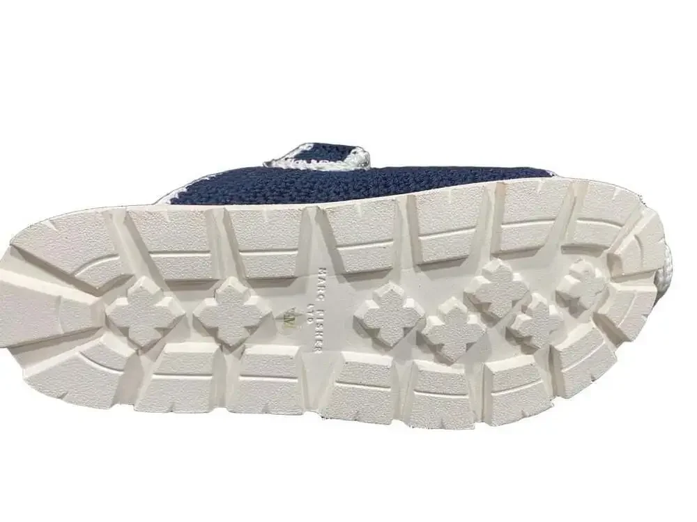 Brand New Marc Fisher LTD Women's Brinleys Crochet Footbed Sandals 7.5